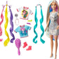 Barbie Fantasy Hair Doll, Blonde, with 2 Decorated Crowns, 2 Tops & Accessories for Mermaid and Unicorn Looks, Plus Hairstyling Pieces, for Kids 3 to