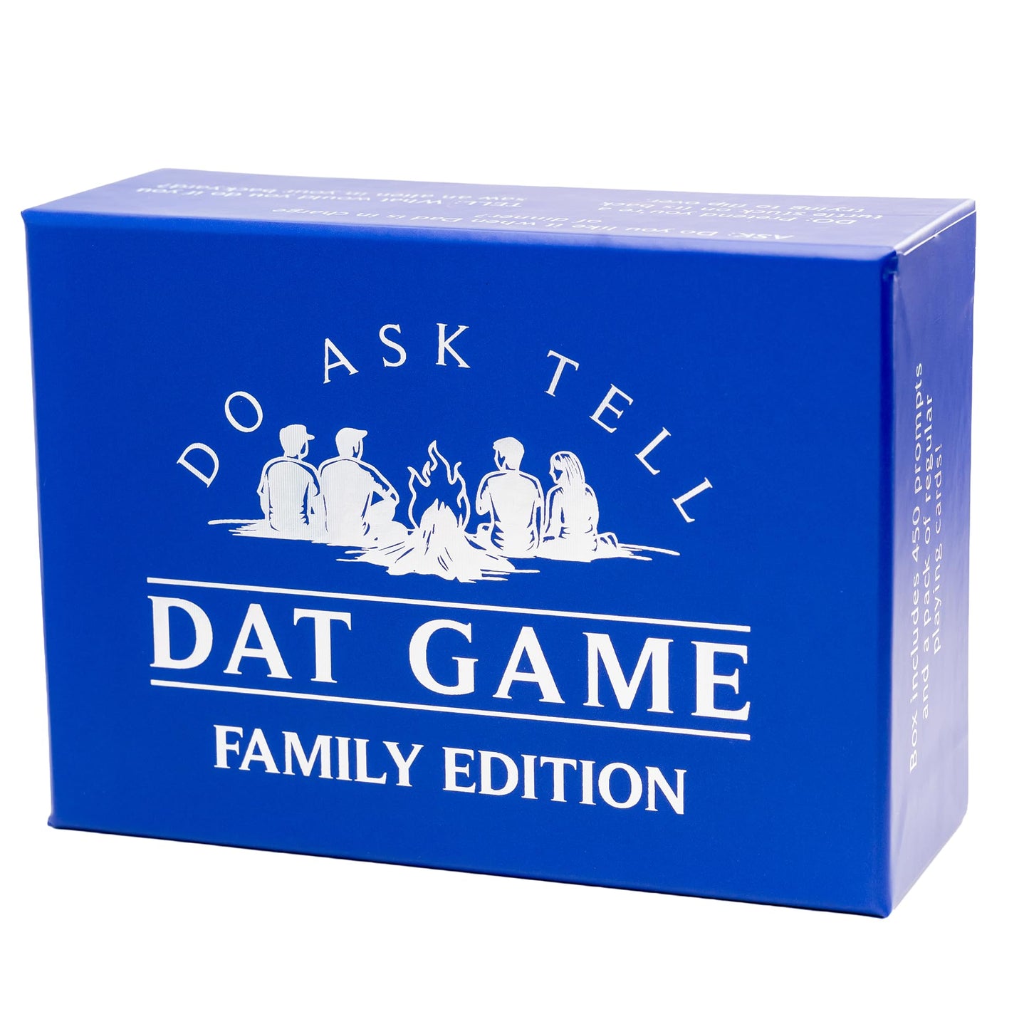 DAT Game Family Edition Card Game, Funny Card Games for Kids Teens and Adults, Highest Rated Card Games Style Party Play with 150 Do Ask Tell Prompt