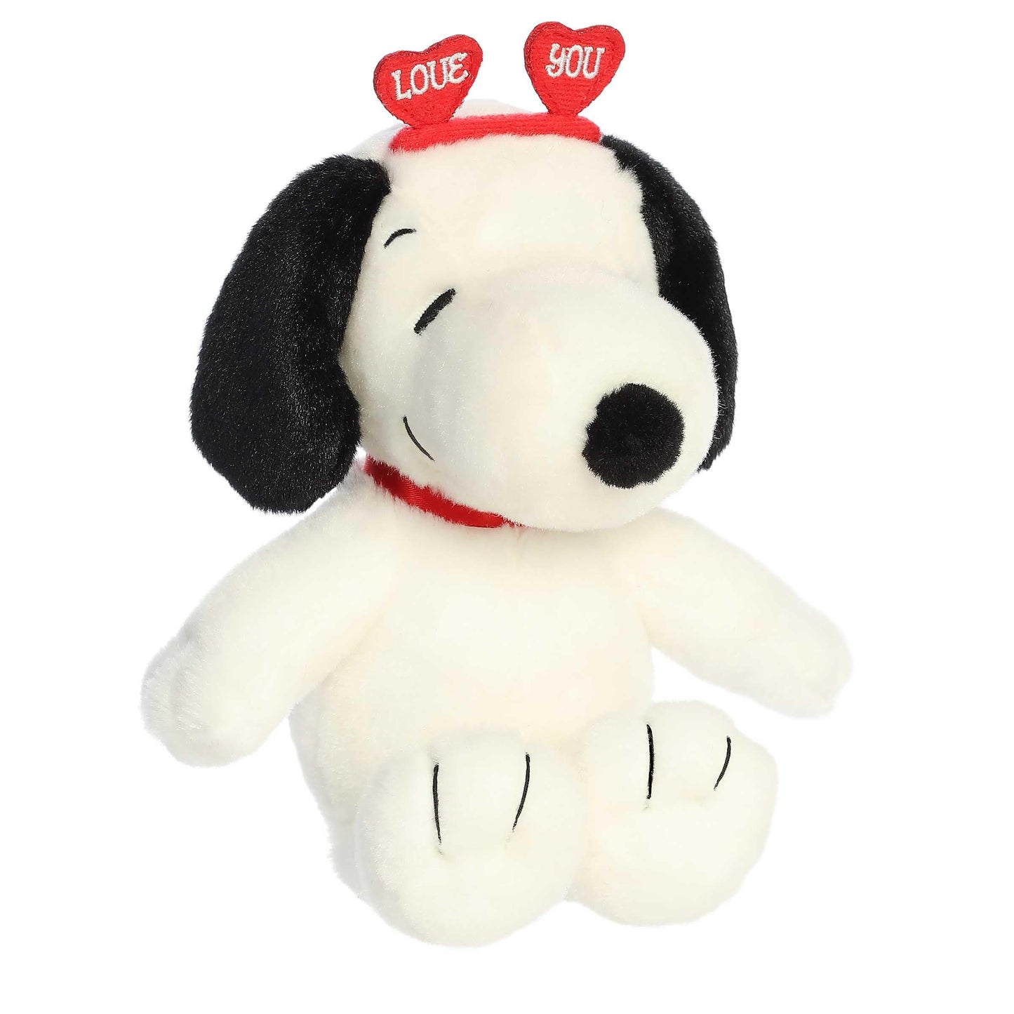 Aurora® Adorable Peanuts® Love On The Mind™ Snoopy Stuffed Animal - Officially Licensed Toys for All Snoopy Fans - Nostalgic Gift for Adults