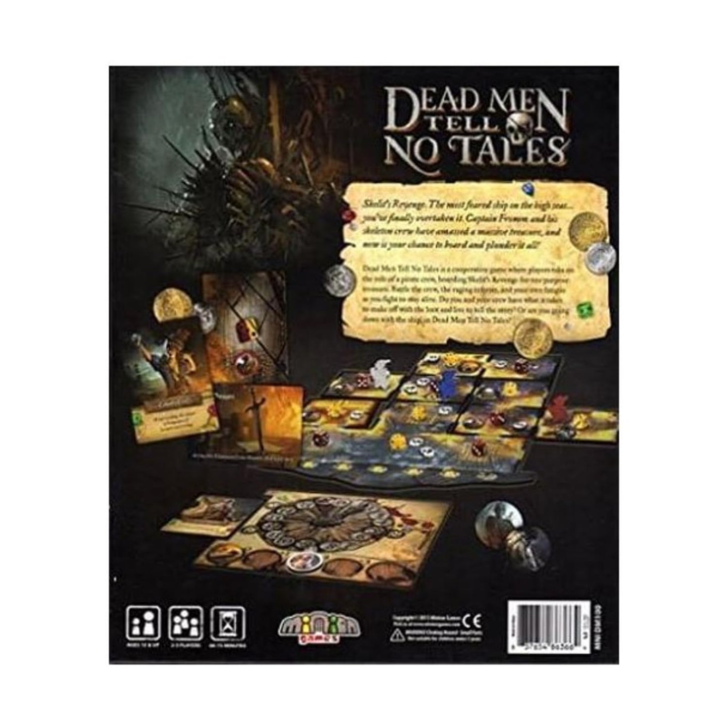 Minion Games Renegade Game Studios Dead Men Tell No Tales Strategy Boxed Board Game Ages 12 & Up for 2-5 Players 60-75 minutes playing time