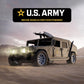 Lollipop U.S. Army Recon Vehicle, Military Vehicle Toys, Army Battle Truck, with Light & Sound, Roof Hatch Open & Close Features, and More. Perfect