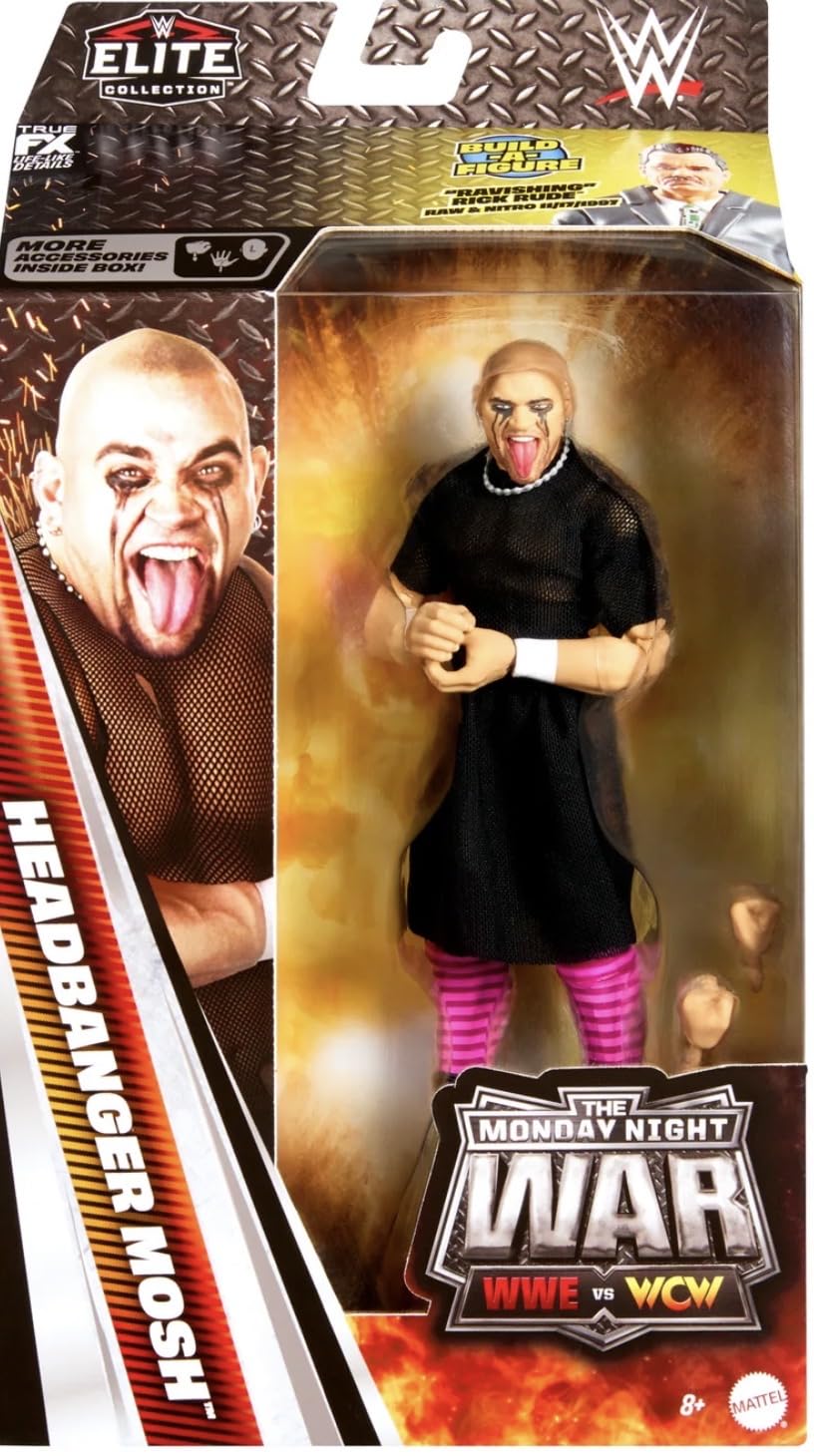 WWE Headbanger Mosh Mattel Elite Collection Monday Night Wars Series 11 Wrestling Action Figure Toy