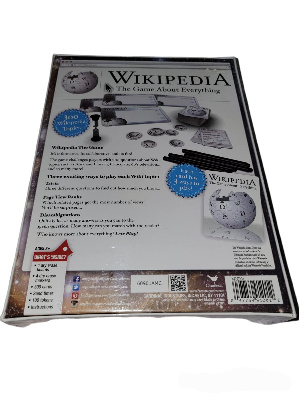 Cardinal The Game About Wikipedia