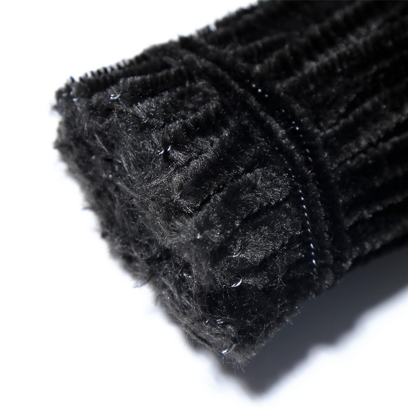 300 Pieces Black Pipe Cleaners Craft Bulk Art Chenille Stems for DIY Project Decorations