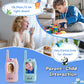 Kids Video Walkie Talkies, 2 Pack Long Range Walkie-Talkie for Kids, Rechargeable Video Call Toys for Indoor, Camping, Hiking, Travel, Christmas