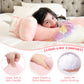 MorisMos Big Unicorn Body Pillow, 36.2'' Plush Unicorn Stuffed Animal, Super Soft Hugging Pillow for Girl Kid, Giant Stuffed Animal Plush Pillow