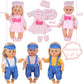 9 Sets for 9-10-11 Inch Alive Baby Doll Clothes Reborn Newborn Dress Outfits Clothing Costumes with Kitchen Accessory