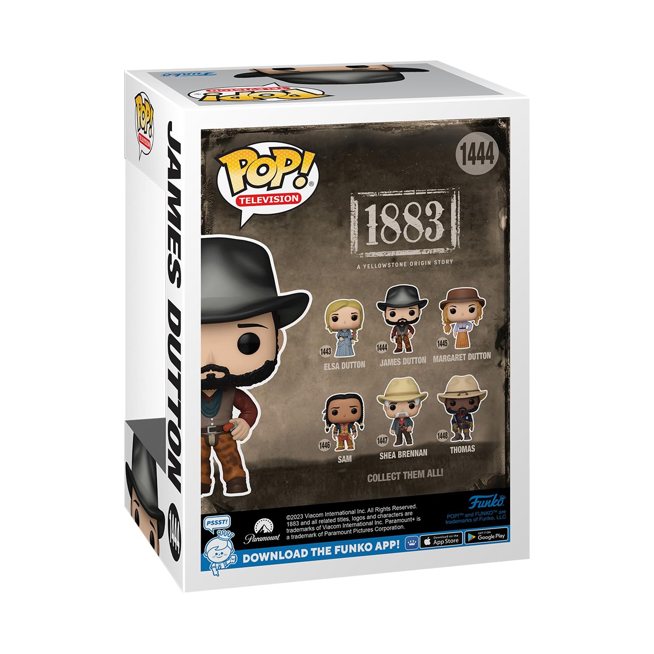 Funko POP! TV: 1883 - James Dutton - Collectable Vinyl Figure - Gift Idea - Official Merchandise - for Kids & Adults - TV Fans - Model Figure for