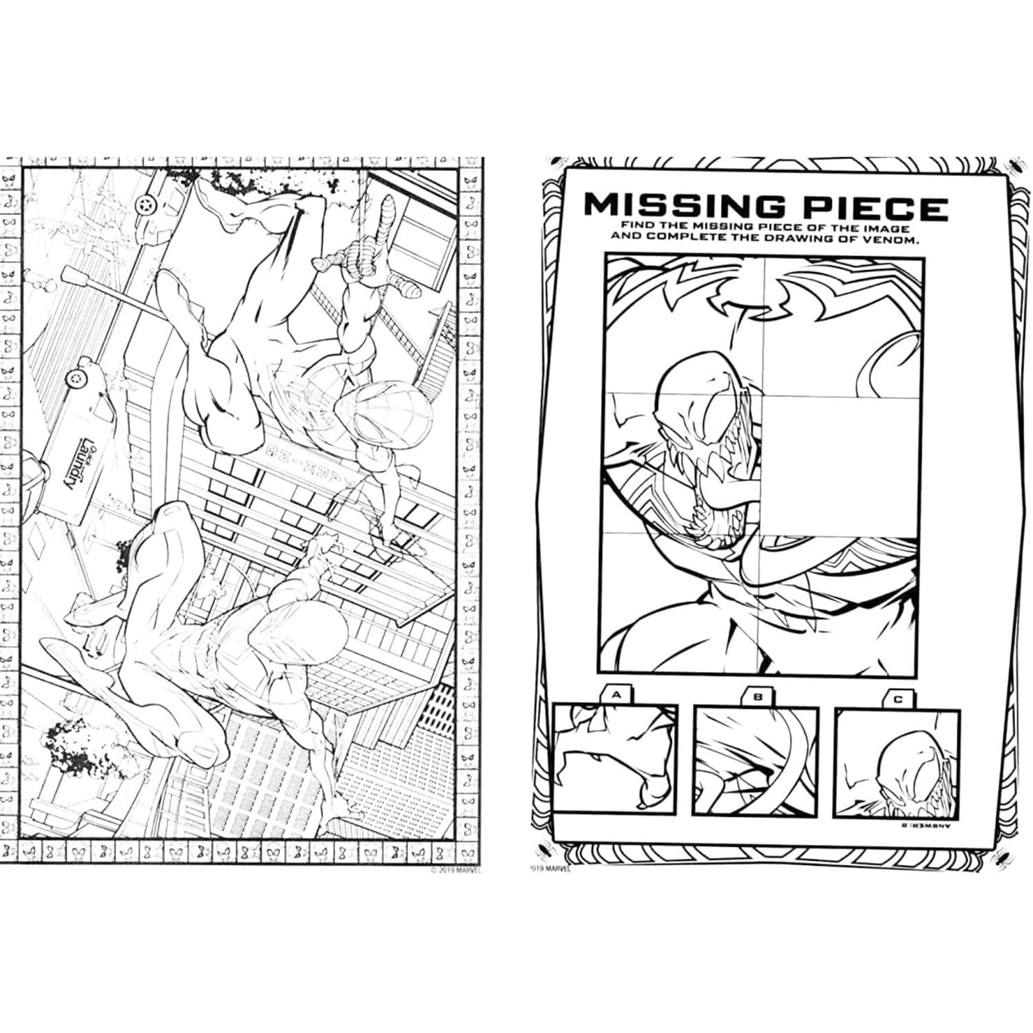 Marvel Spiderman Coloring Books for Kids Ages 4-8 - Bundle Coloring Pages, Activities, Games Plus Stickers, More | Spiderman Activity Book Set