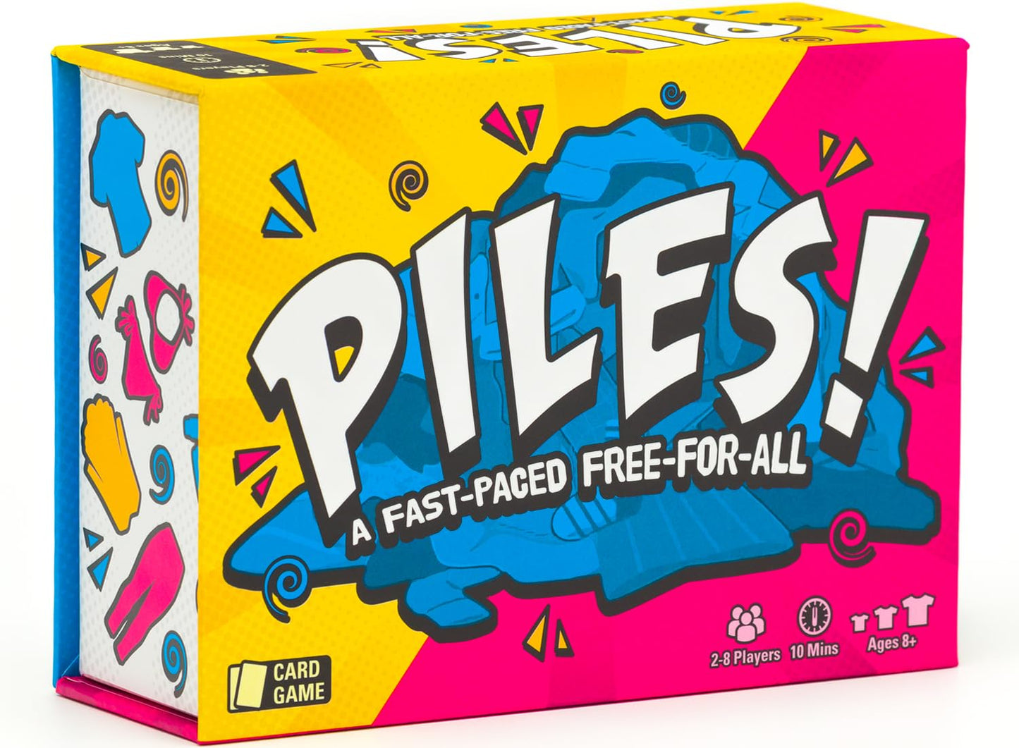 Lost Boy Entertainment Piles - Card Games - Family Games - for Kids 8 and Up - for Adults - Family Game Night - Travel & Memory Game - Party Games