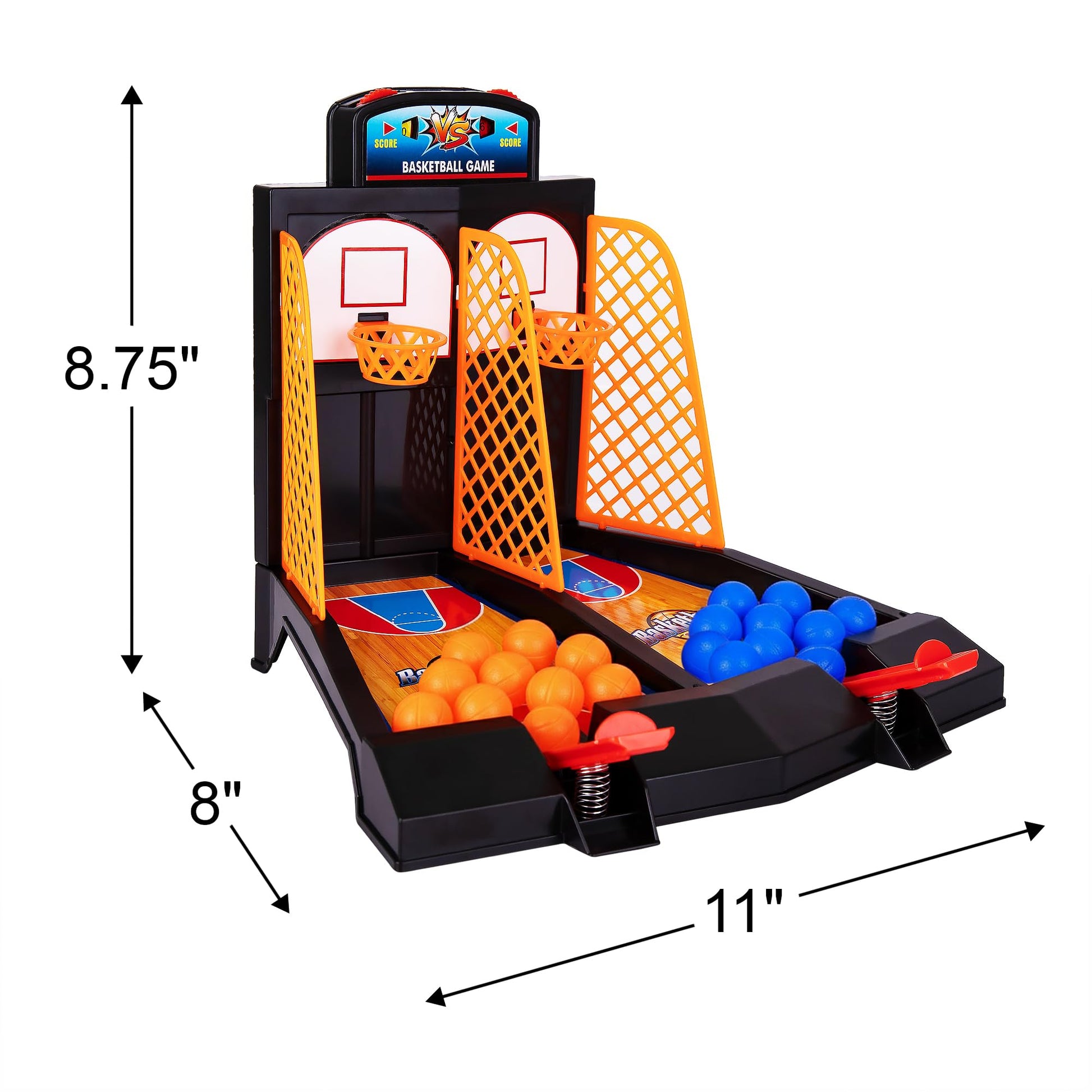 ArtCreativity Mini Basketball Games, with 20 Mini Balls, Basketball Toys, Tabletop Game for Kids and Adults, Desk Games for Office, Best Basketball