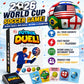 FÚTBOL DUEL! 2026 World Cup Theme Card Game - Faced-Paced Teen & Family Game, USA & International Teams, Family Game for Kids & Adults, Ages 7+, 2-4