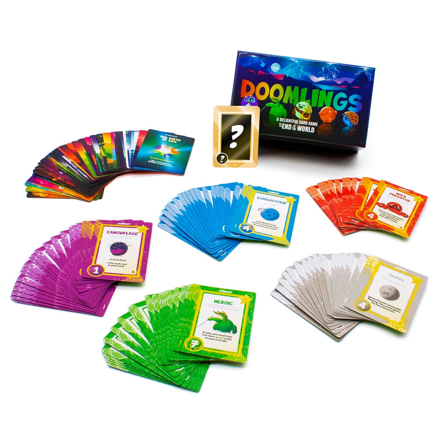 Doomlings - A Delightful Card Game for The End of The World - Best New Strategy Card Game for Adults, Kids, & Teens | 2-6 Players | Perfect
