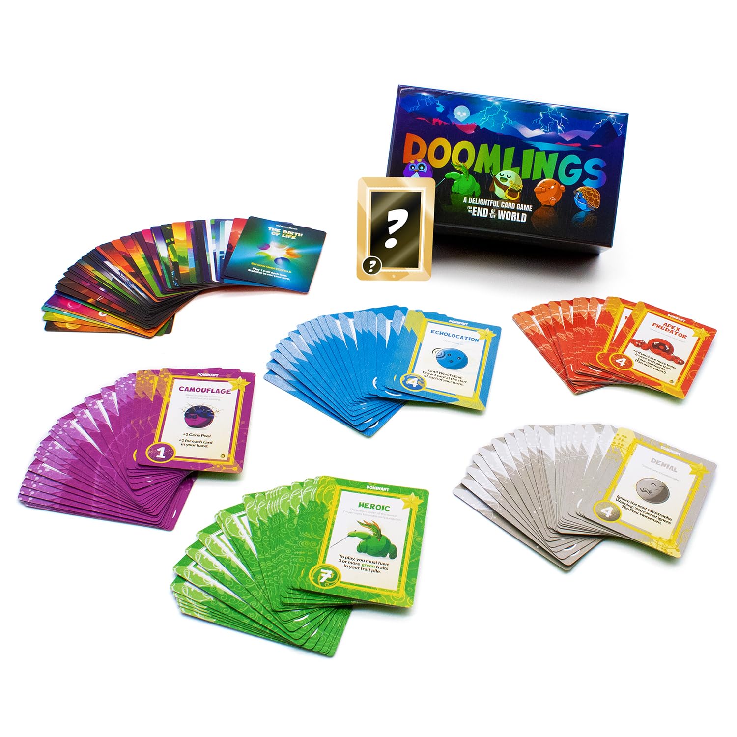 Doomlings - A Delightful Card Game for The End of The World - Best New Strategy Card Game for Adults, Kids, & Teens | 2-6 Players | Perfect