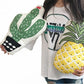 MYtodo Lovely fruit pineapple cactus sofa pillow cushions toy (pineapple)