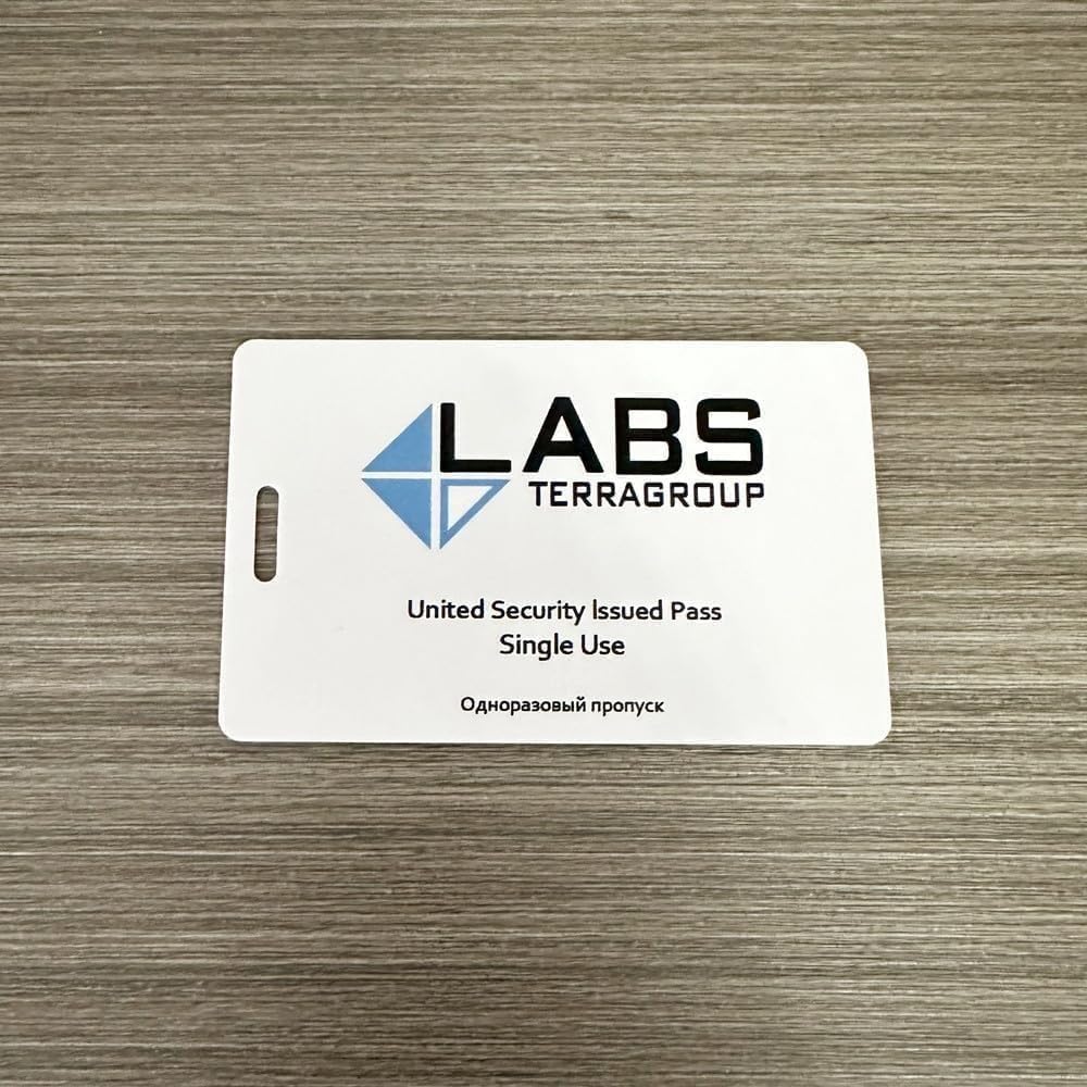 FLOORSOUTH Escape from Tarkov Red Card TerraGroup Labs Key Card Accessories 7pcs
