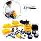 MUKIKIM Construct A Truck - Crane. Take it Apart & Put it Back Together + Friction Powered(2-Toys-in-1!) Awesome Award Winning Toy That Encourages