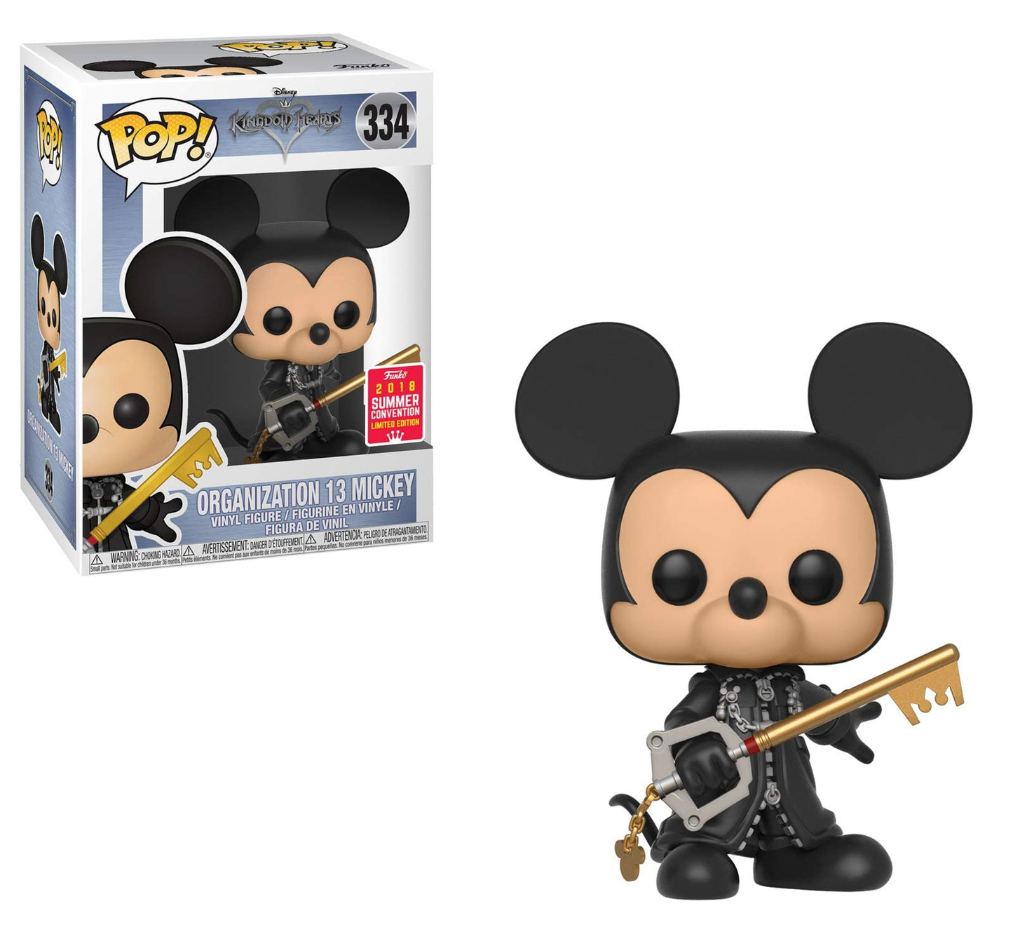 Funko Pop Disney: Kingdom Hearts - Organization 13 Mickey Collectible Vinyl Figure