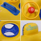 Kalolary Parent-Child Inflatable Baby Swimming Ring with Sun Canopy & Horn