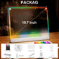 19.7-Inch Rechargeable Doodle Glow LED Note Board,15-Color Light Effects,Neon Light Up Drawing Tablet Up Drawing Pad Dry Erase with Built-in