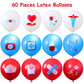 Sumind 60 Pieces Nurse Balloons Party Decoration Supplies Nursing Latex Balloons Nurse Graduation Party Decorations for Nursing Graduation RN Themed