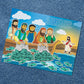 Fun Express Jesus Visits HIS Disciples Sticker Scene - Stationery - VBS Vacation Bible School Supplies/Decor - 12 Pieces