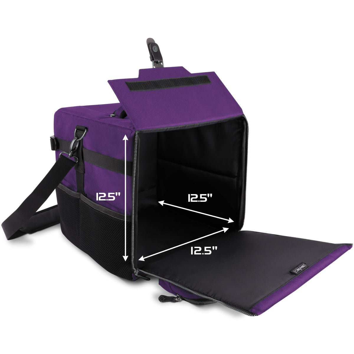 ENHANCE Board Game Shoulder Bag - Collector's Edition Board Game Storage with Shoulder Strap and Accessories Pockets for Dice, Cards, More