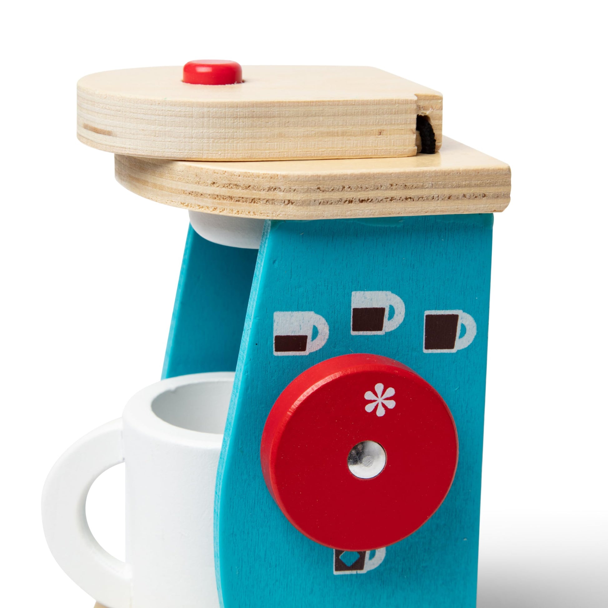 Melissa & Doug Brew & Serve Wooden Toy Coffee Maker Set