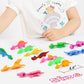 Pushmick 30 Pcs Slingshot Dinosaur Finger Toys, catapult toys as fun as slingshot chicken, cute shapes, more colors, Great for Flying Games and Party