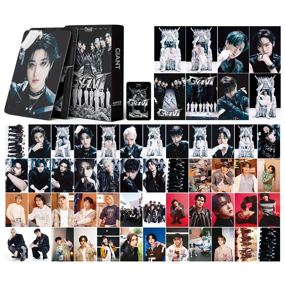 6Pack/330Pcs Skz Photocards Set Stray Album Photo Cards Lomo Cards Merch for Stay Fans Gifts