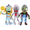 JHESAO 3PCS PVZ Plushies Plants and Zombies Plush Toys Normal Zombie PVZ 1 2 Stuffed Soft Doll Mummy Zombie New