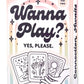 Aloha Tiger Romantic & Fun Couples Cards - Wanna Play?™ A Playful Deck of Quick Date Night Activities, The for Your Boyfriend, Girlfriend, Husband, or