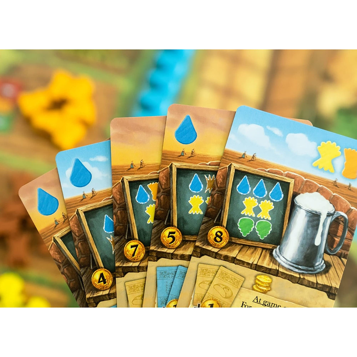 Capstone Games Beer & Bread Card Game for 2 Players, Strategic Brewing and
