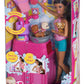Barbie Suds and Hugs Pups African-American Doll Playset