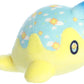 Aurora Enchanting Tasty Peach Sunny Day Nomwhal Stuffed Animal - Bright & Colorful Design - Showpiece Plush - Yellow 7 Inches