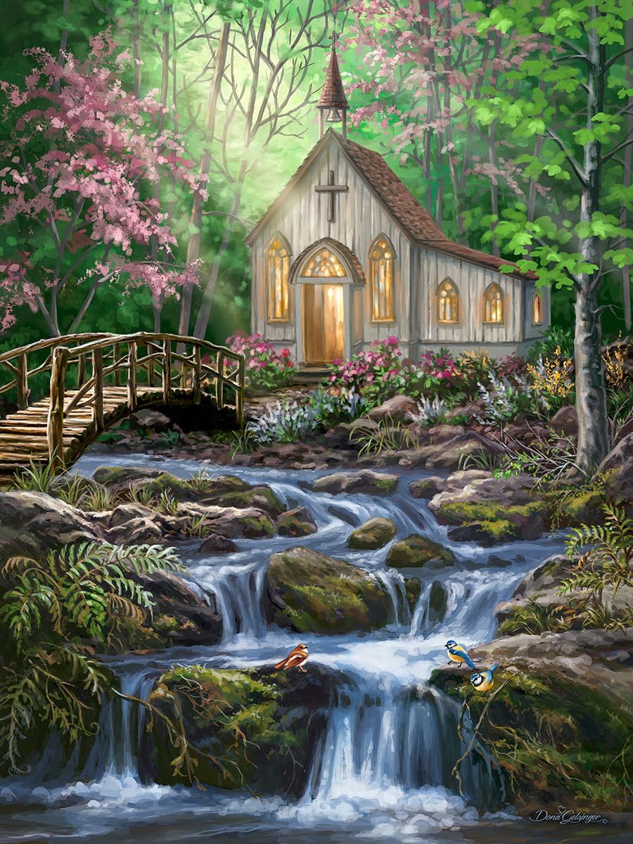 Springbok Peaceful Prayer 500 Piece Jigsaw Puzzle for Adults