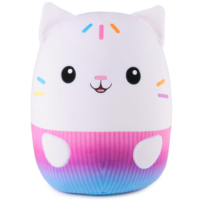 GUND Gabby’s Dollhouse Official Cakey Cat Squishy Plush Toy, Cat Stuffed Animal, Squishy Toys for Ages 1 & Up, White, 12”