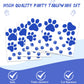 40PCS Blue Paw Print Party Supplies Dog Themed Birthday decorations Disposable Tableware Including Plates Napkins for Dog Birthday Baby Shower Pet
