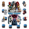 25 Pcs Cake Topper and Cupcake Toppers Set Birthday Party Supplies for Star of Wars Themed Birthday Decorations