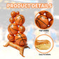 Big Basketball Foil Balloons Self Standing 3.5 ft with Field Base for Birthday Themed Decoration for Party Senior Nights Sports Supplies Decor