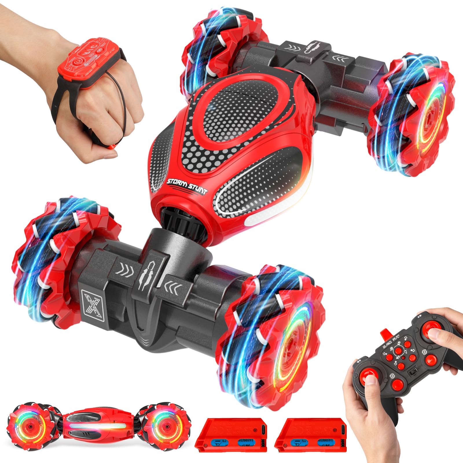 Remote Control Car - RC Drift Car Gesture Sensing Toy Boy Age 6-8-12 Gifts