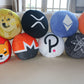 Polkadot Pillow - Round Stuffed Plush Crypto Pillow by BlockCraft.Shop DOT Plush Pillow