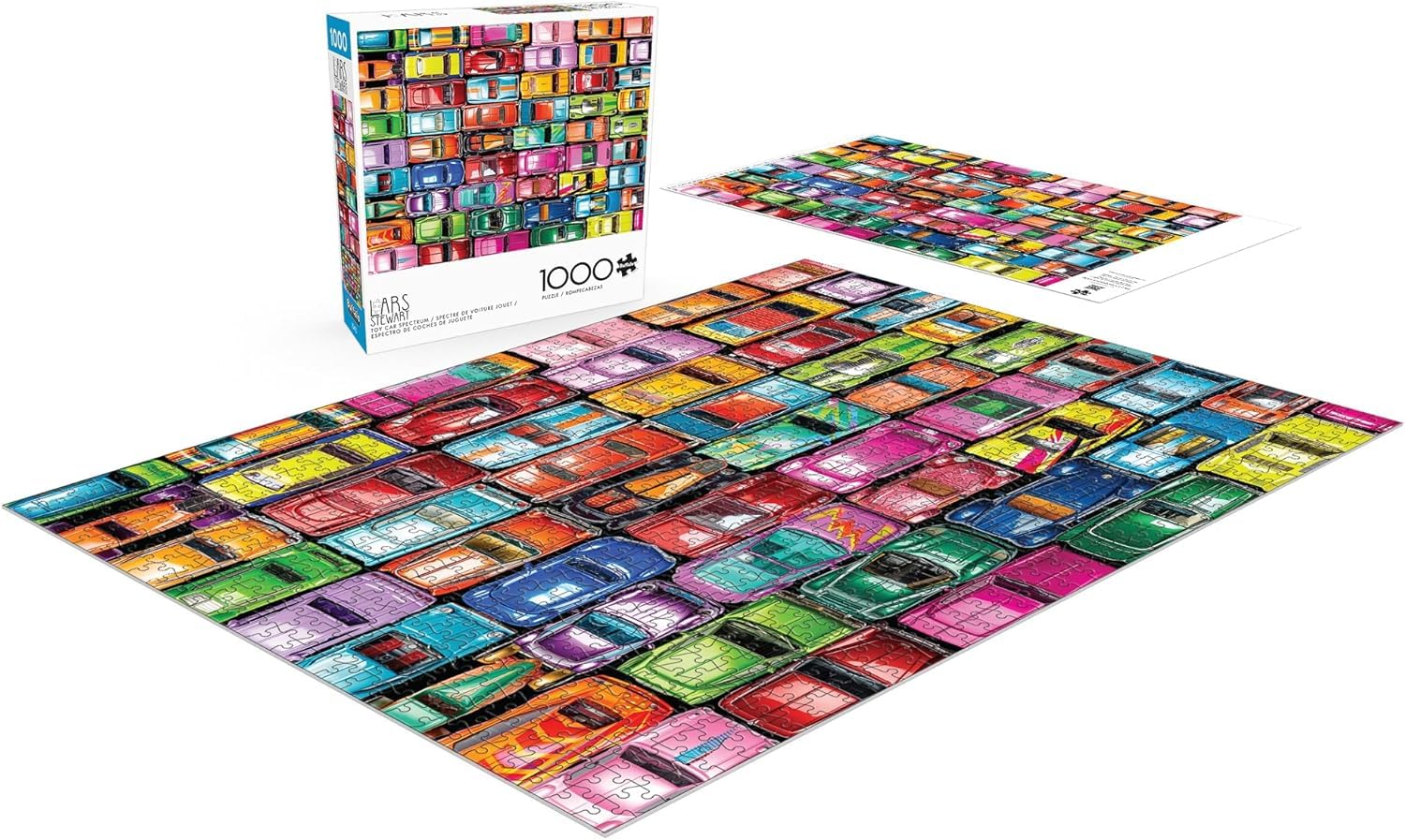 Buffalo Games - Toy Car Spectrum - 1000 Piece Jigsaw Puzzle for Adults