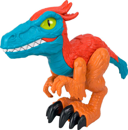 Fisher-Price Imaginext Jurassic World Dominion Dinosaur Toy Pyroraptor XL Poseable 10-Inch Figure for Pretend Play Kids Ages 3+ Years
