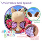 Cuddle Barn PlushGoals - Bella The Bouncy Bunny-Fly | Cute Kawaii Soft Plush Butterfly Bunny Rabbit Cuddly Fairy, 11 inches