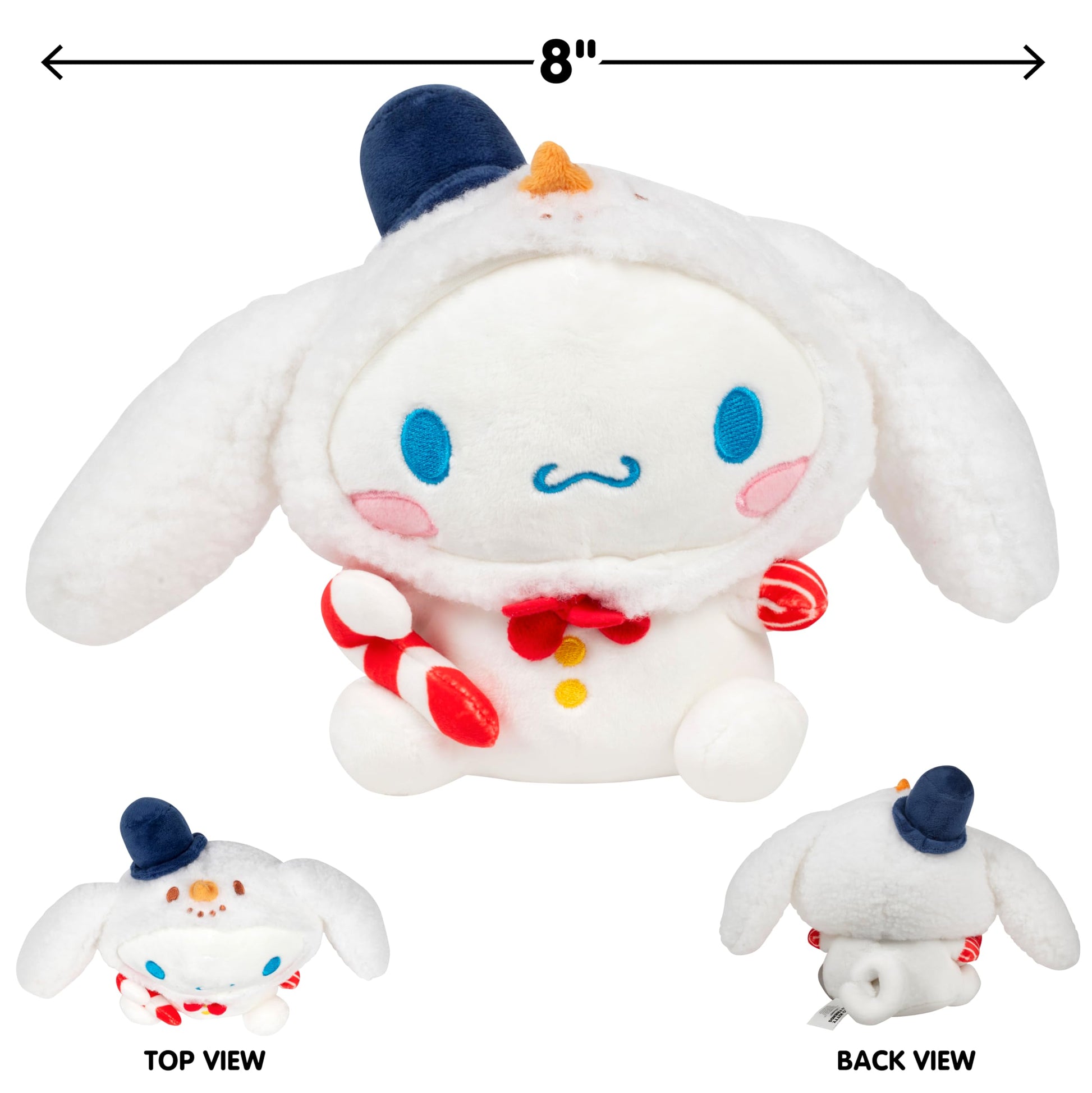 Cinnamoroll Official 8-Inch Plush - Hello Kitty & Friends Authentic limited Edition Sanrio Collectible Stuffed Animal - Kawaii Aesthetic Room Decor