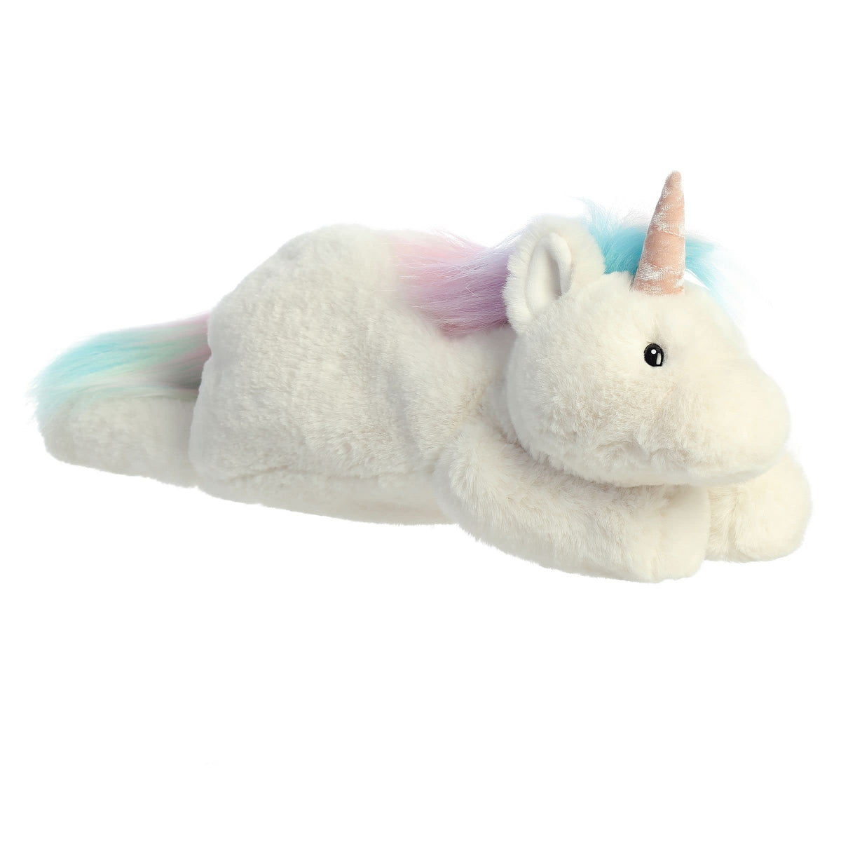 Aurora Snoozles 18" Unicorn Laid-Back Stuffed Animal