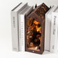 Fansetoyuma DIY Miniature Book Nook Dollhouse Room Kit for Teens and Adults-Magic Library