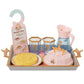 Disney Princess Style Collection Room Service Pretend Play Toy Set - with Serving Tray, Plate Cover, Pitcher & More for A Great Pretend Travel