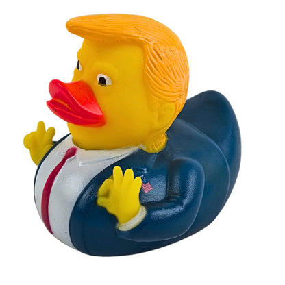4E's Novelty Large Rubber Duck - 3.15 Inch Rubber Duck , 1 Piece - Great for Jeep Ducking, Bath Tub Toys Christmas White Elephant Exchange Gag Gift